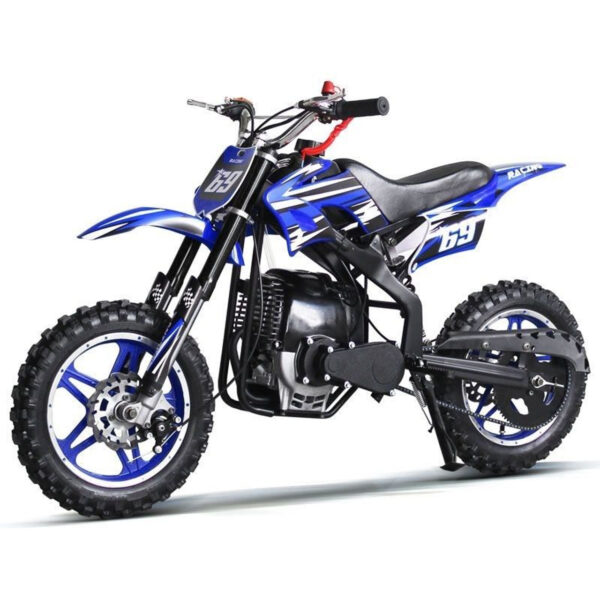 DongFang 50cc Dirt Bike KDB-001, Kids Dirt Bike 4-Stroke Engine with Big 10-Inch Aluminum Wheels and Off-Road Tires - Image 2